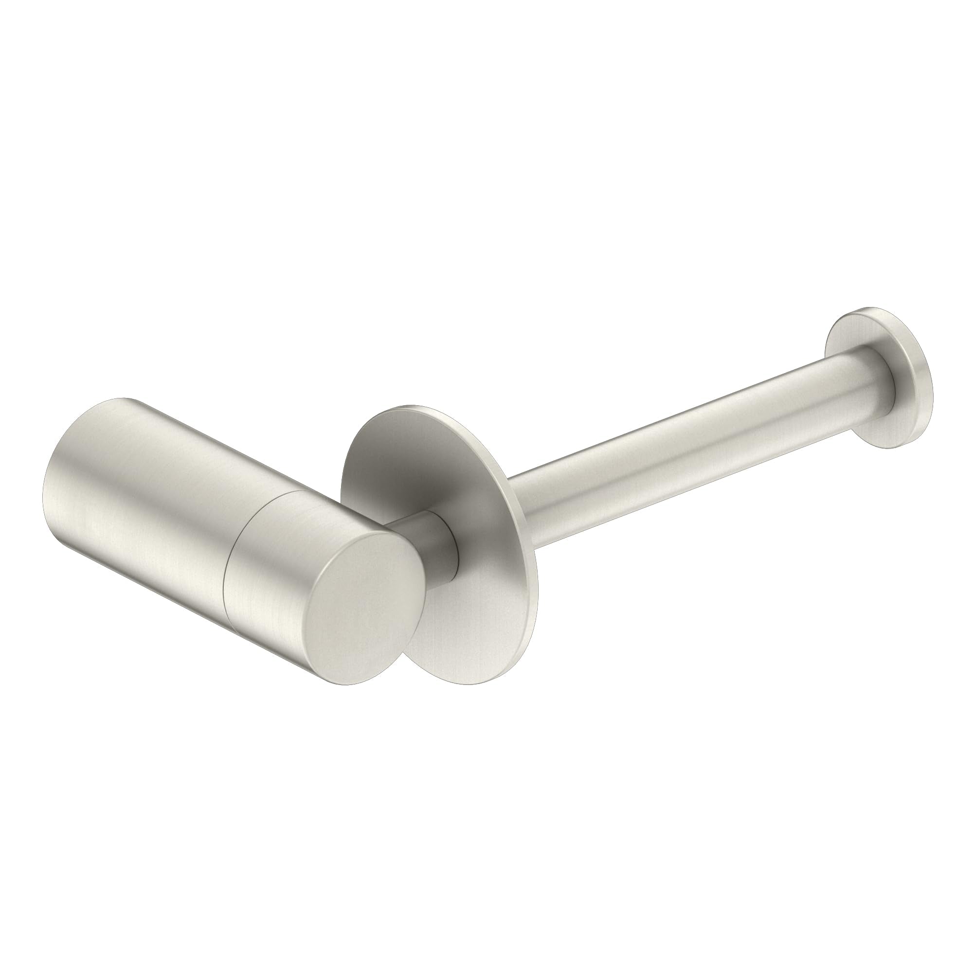Moen Yb0409Bn Single Post Modern Toilet Paper Holder, Brushed Nickel