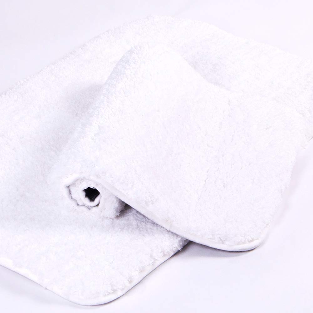 Walensee Shaggy 2 Piece Bath Rug Set, (20 X 32, 2 Pack Set, White) Bathroom Rug Set Bath Mats For Bathroom Machine Wash/Dry Abso