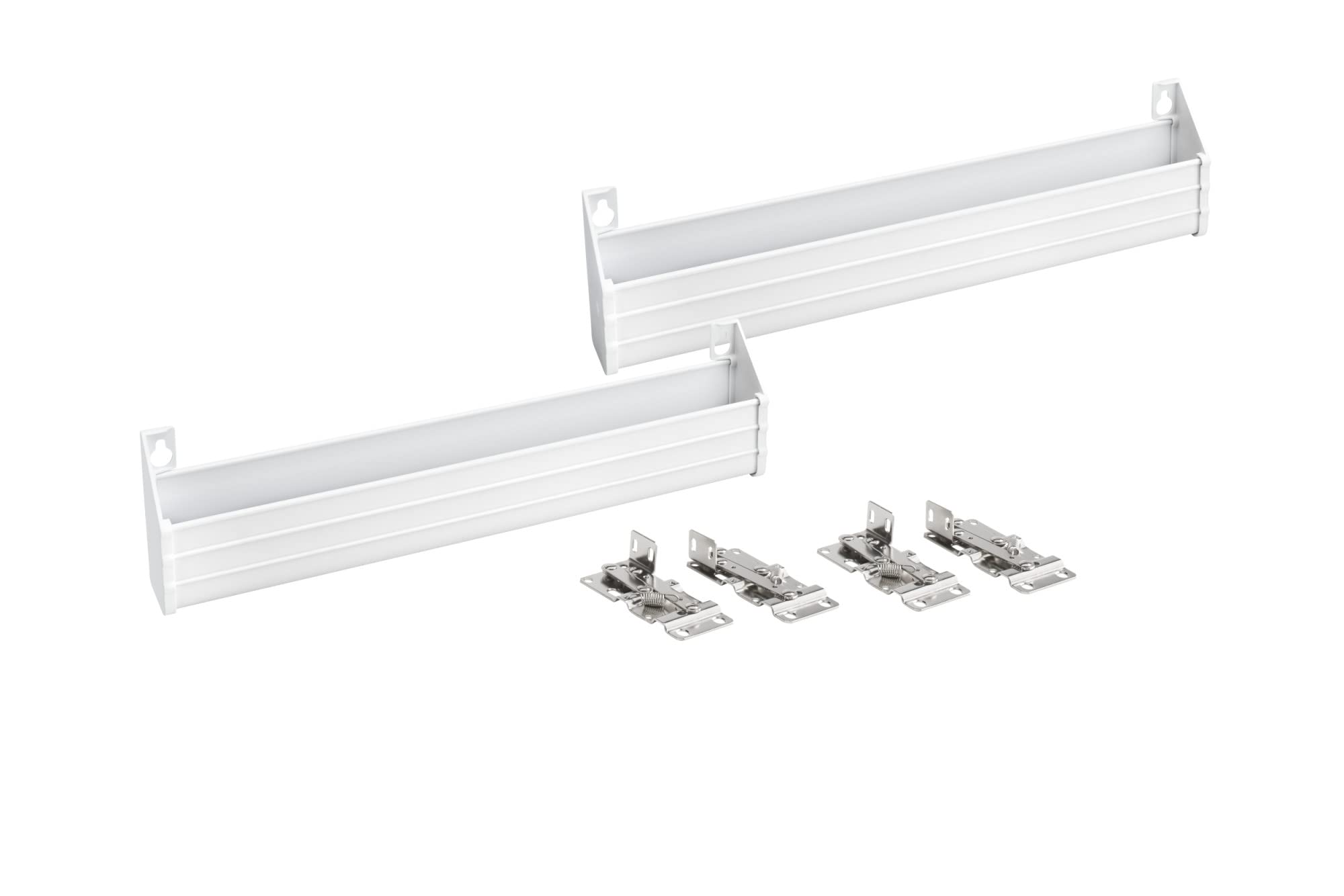 Rev-A-Shelf Polymer Slim Tip Out Tray For Sink Base Cabinets, White