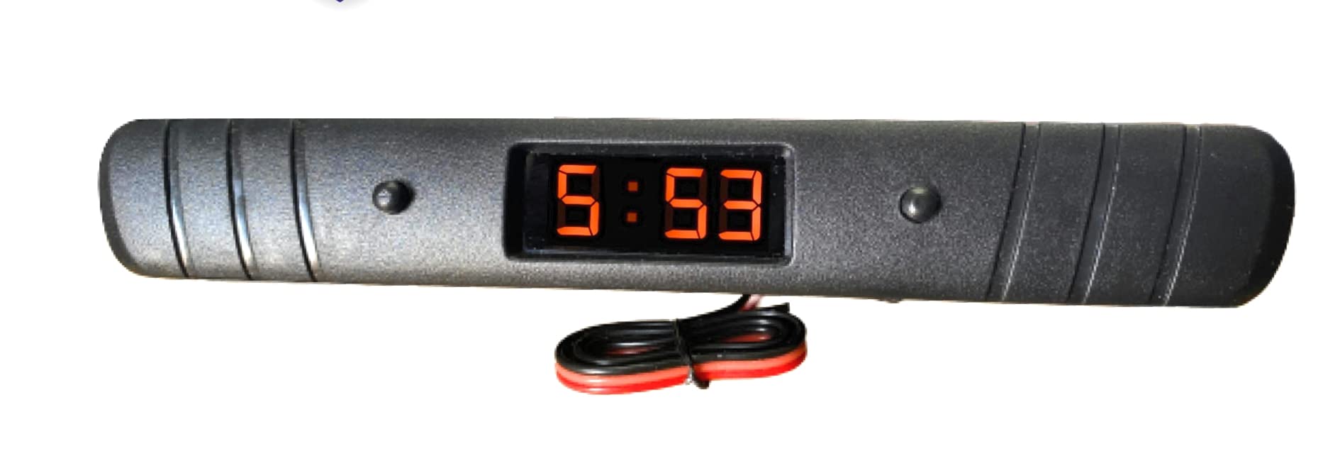 Dolphin Car Accessories Digital Swift Clock Orange Display(Plastic, 1.5Wx7.5Lx2.0H Inches)