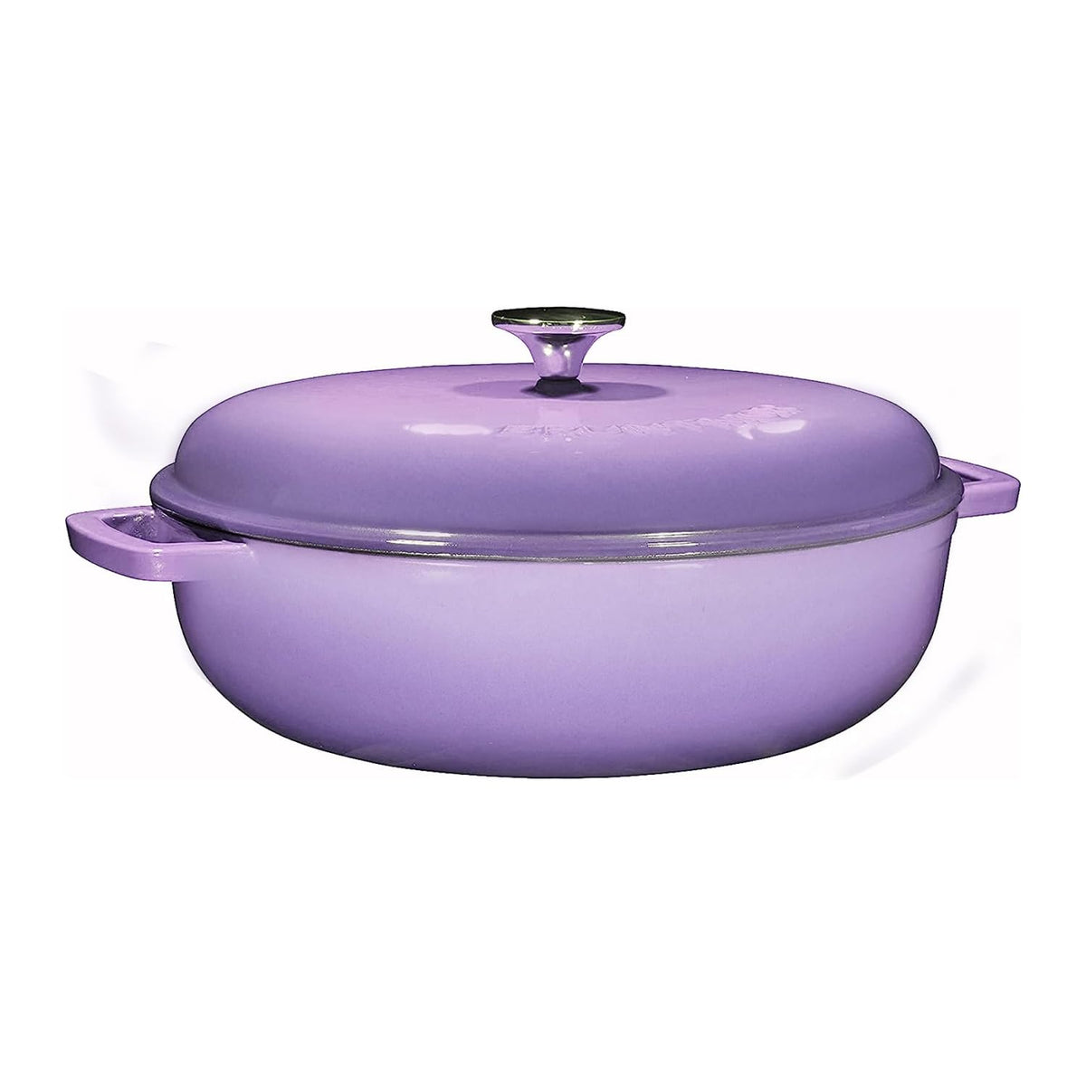 4.5 Quart Cast Iron Casserole Dish Dutch Oven Marmite Pot Super Heat R ...