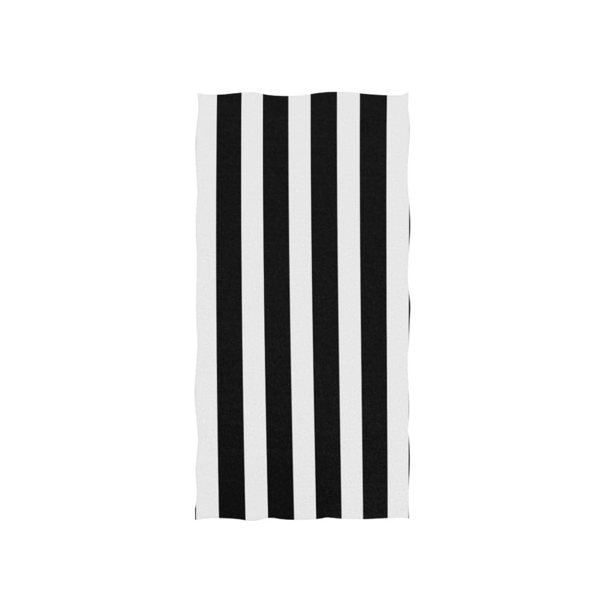 Black White Stripes Hand Towel Soft Towels for Bathroom, Hotel, Gym and Spa 30x15