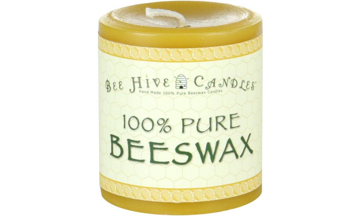 Bee Hive Candles 100% Pure Beeswax Pillar Candle (3 x 3)