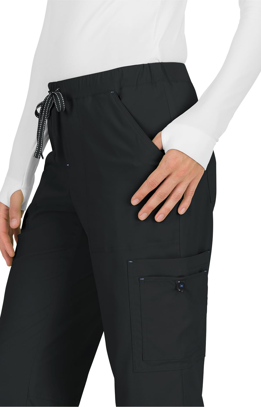 Koi Basics Koi731 Womens Scrub Pant Black Xlp
