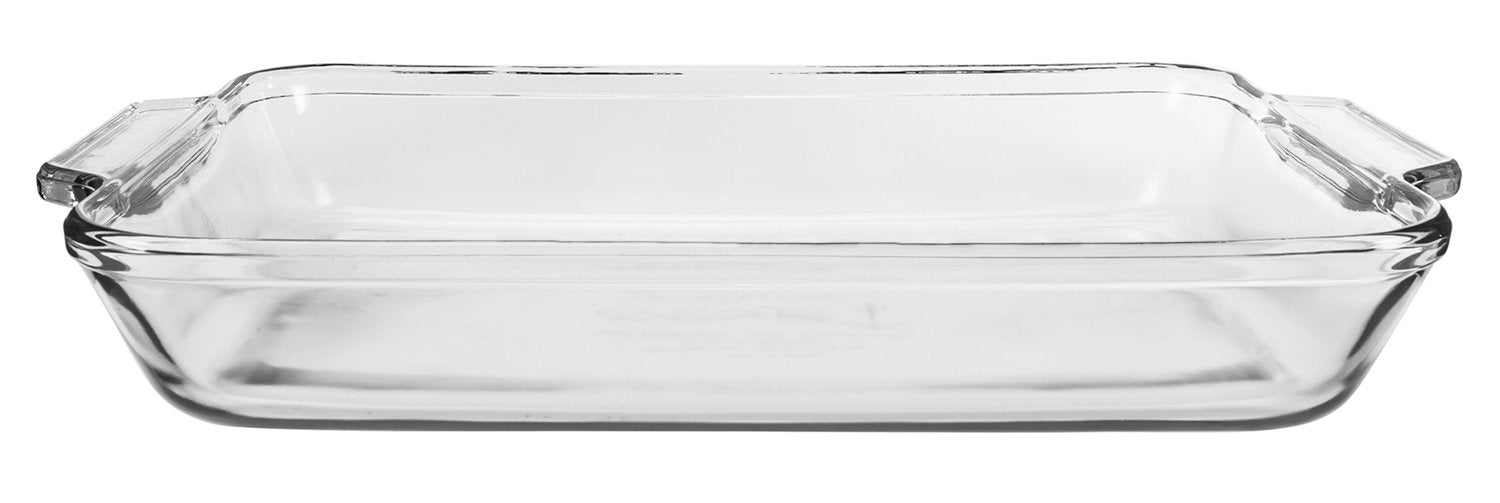 Anchor Hocking Glass Baking Dishes For Oven, 2 Piece Set (2 Qt & 3 Qt Glass Casserole Dishes)