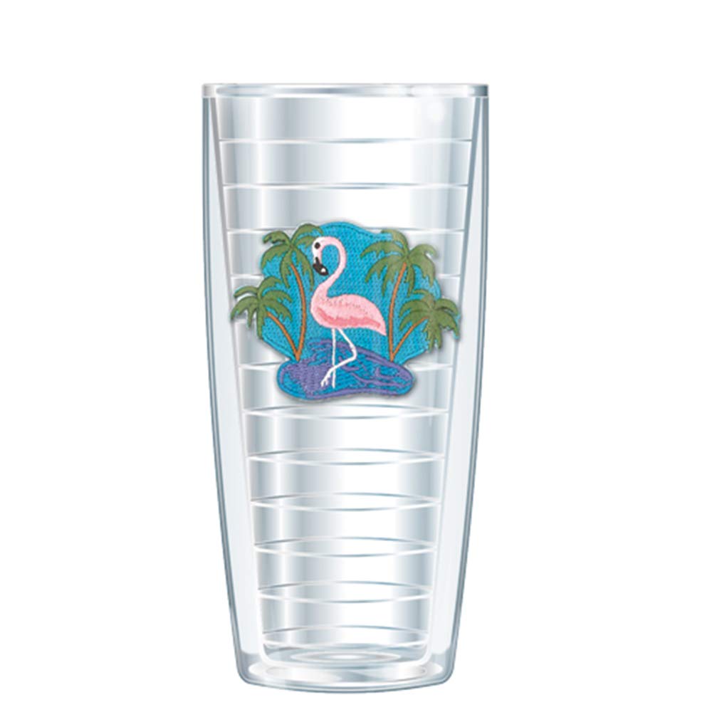 Freeheart Beach Theme Tumbler Set - Insulated Beach Cups 16 Oz Tumblers Set Of 4 | No Lids | Double Wall | Dishwasher And Microw