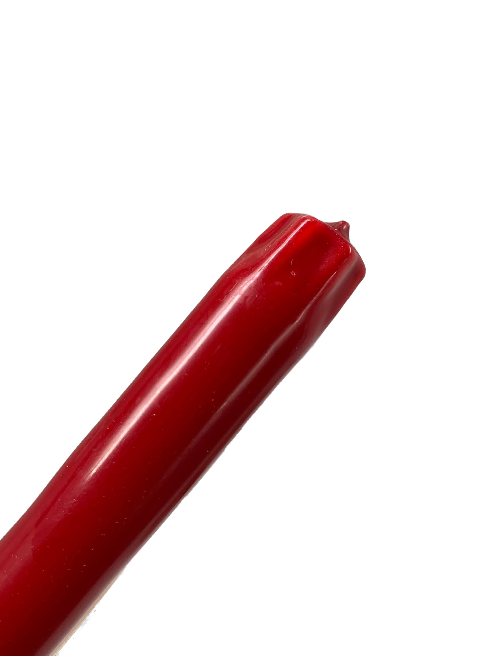 D'light Online Elegant Holiday Unscented Taper Candle for Christmas - Premium Quality Candles Hand-Dipped  Dripless and Smokeless - Set of 12 (12 Inch  Rustic Christmas)
