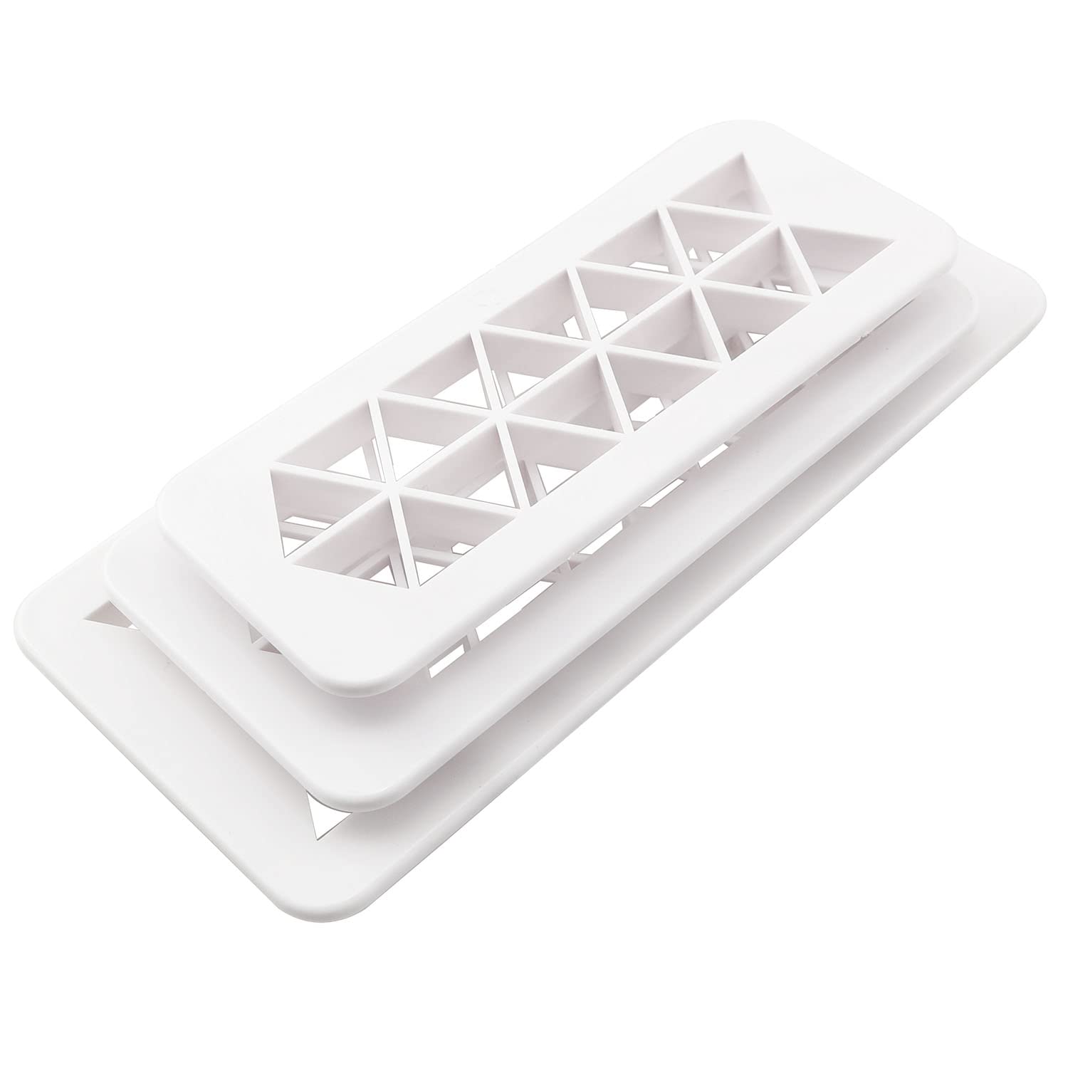 Zyamy 3In1 Triangle Cake Fondant Cutter Cookie Cutter Biscuit Cutter Cake Cutter Fudge Cake Diy Decorative Mould 3 Size