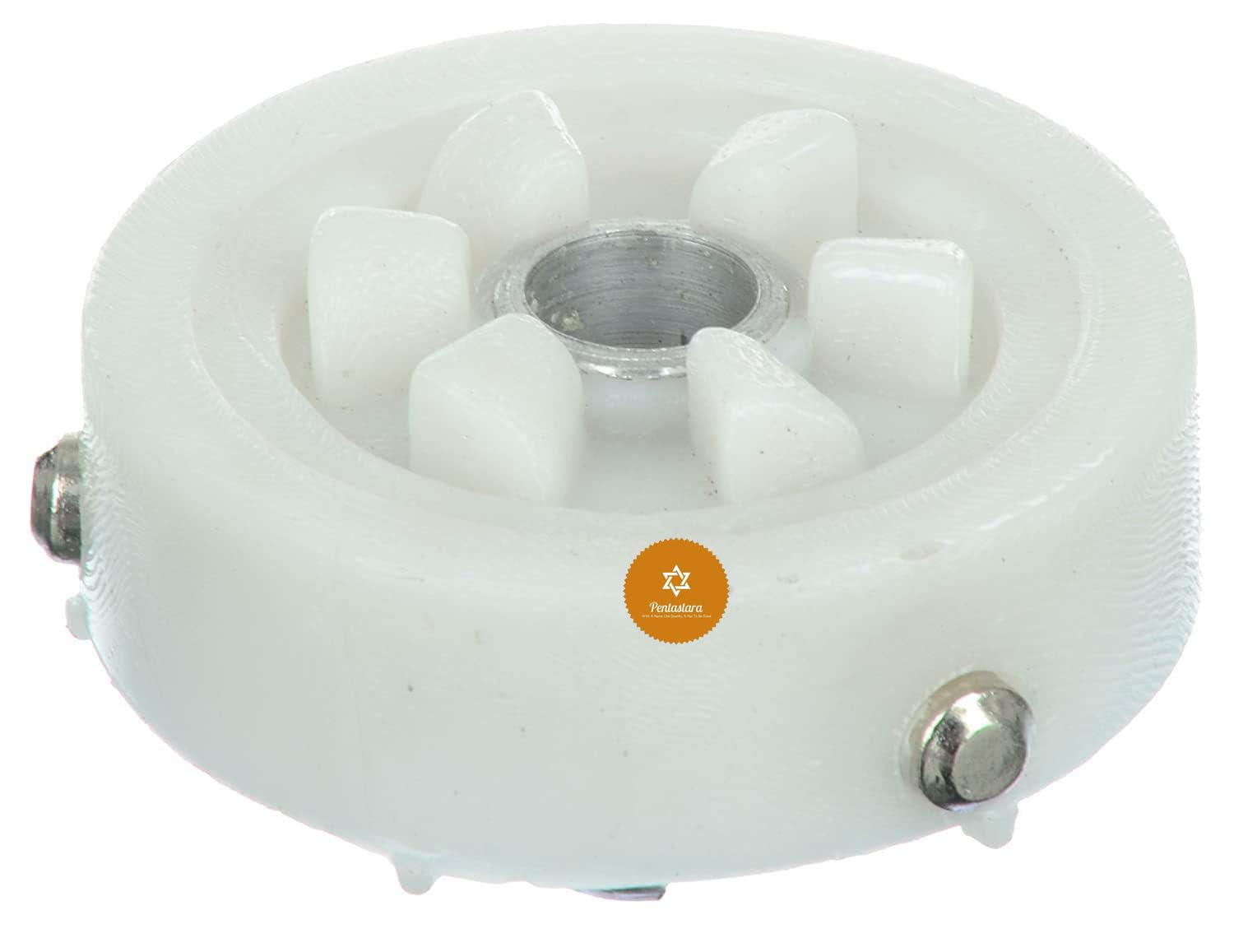 PENTASTARA 6 Teeth Plastic Mixer Grinder Motor Coupler for Usha (2 UNITS/White)