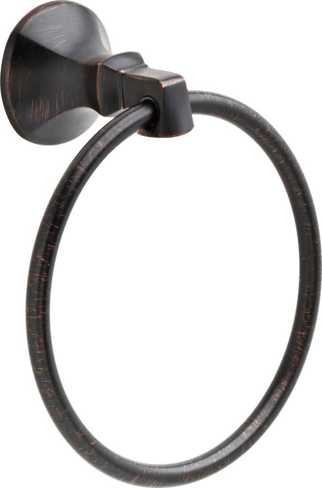 Delta 76446-Rb Ashlyn Wall Mount Round Closed Towel Ring Bath Hardware Accessory In Venetian Bronze