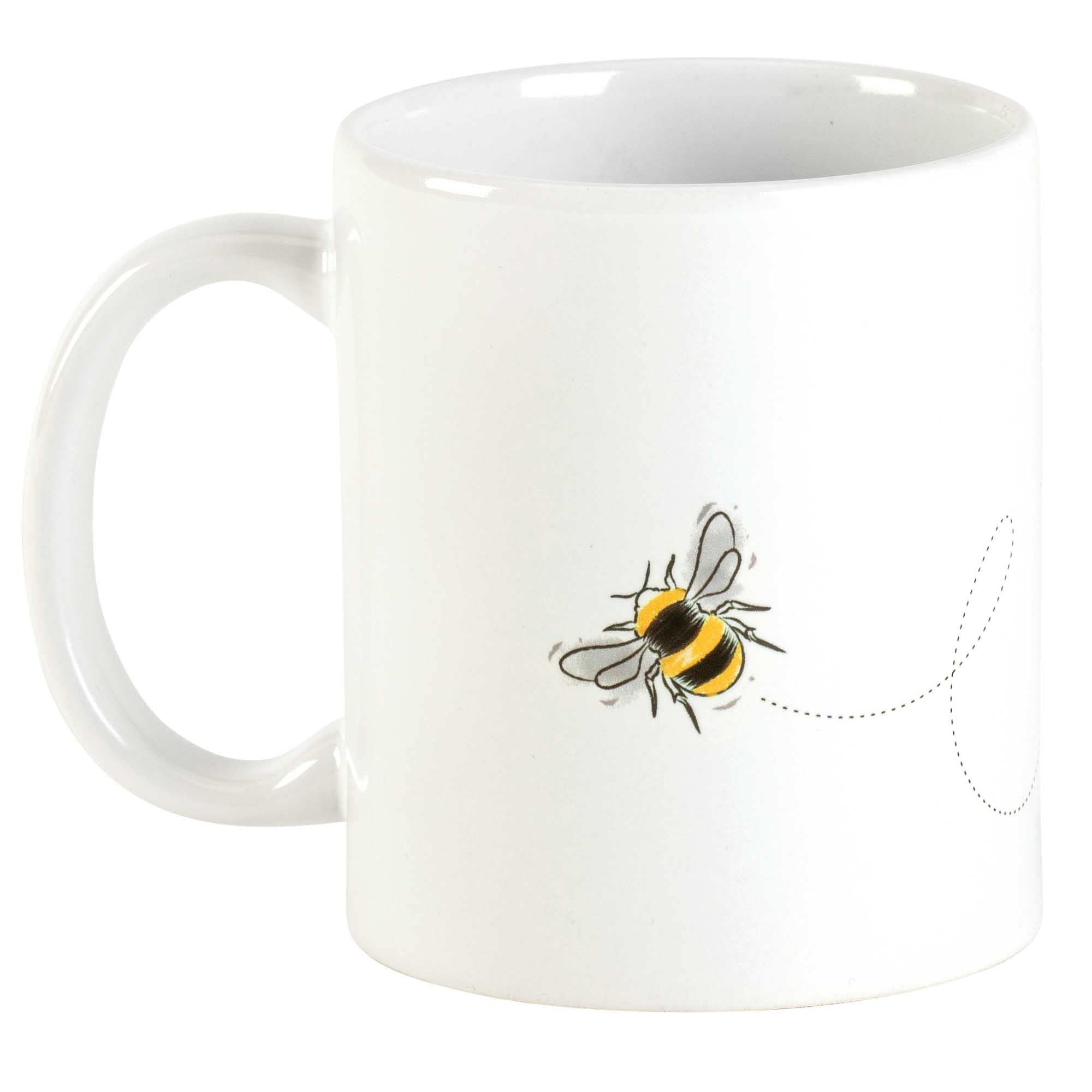 Dicksons Bee Original White 11 ounce Coffee Mug