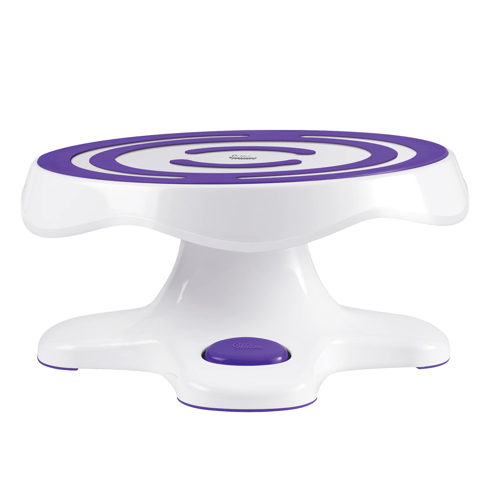 Wilton Tilt-N-Turn Ultra Cake Turntable And Cake Stand - Decorate Cakes With A Smooth Turning And Easy Tilting Turntable, Non-Sl