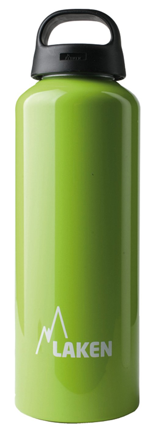 LAKEN Classic Water Bottle Wide Mouth Screw Cap with Loop  25oz, Apple Green