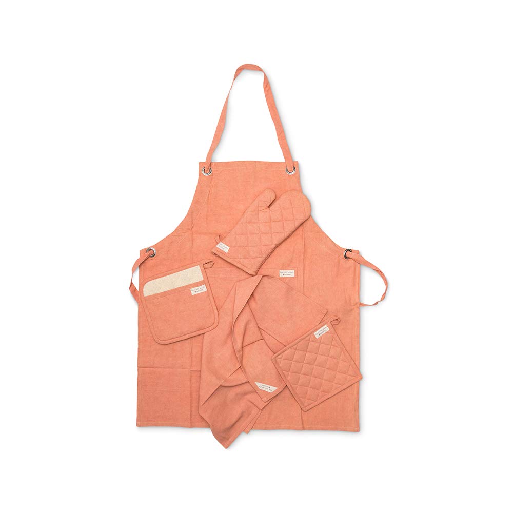 Full Circle Kind Collection Plant-Dyed Organic Cotton, Trivet, Pomegranate