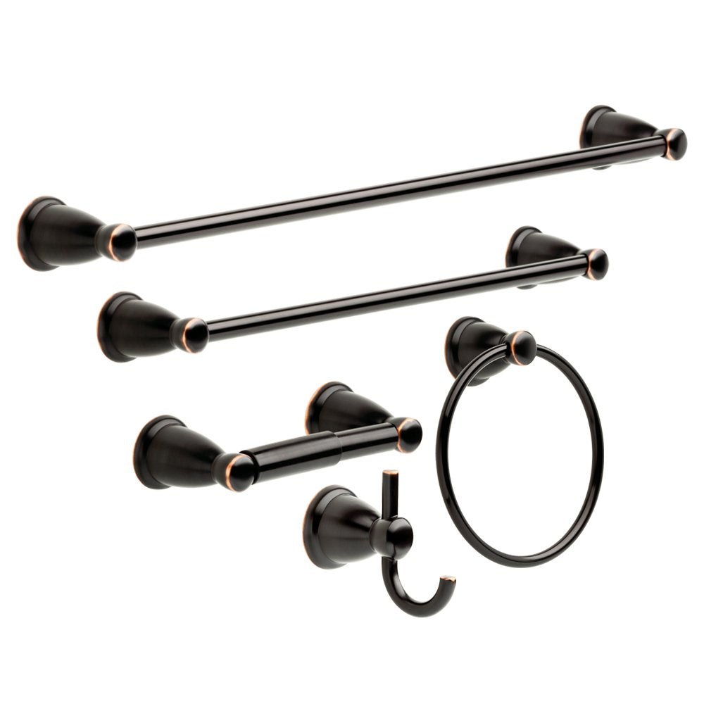 Franklin Brass Kin5Pc-Orb Kinla Bathroom Accessory Kit, 5 Pieces, Oil Rubbed Bronze
