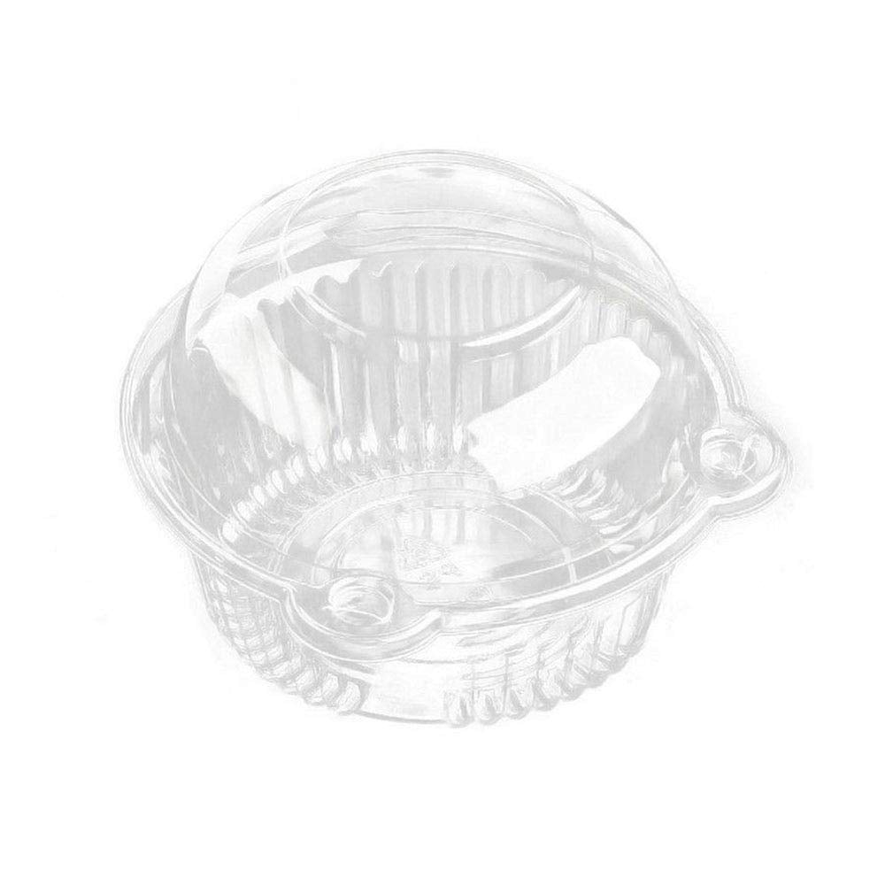 Cupcake Holders Individual,50 Pc Cupcake Containers Disposable Clear Plastic Single Muffin Dome Holders Cases Individual Cupcake