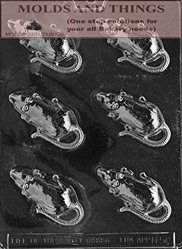 Rat Chocolate Candy Mold, Halloween Chocolate Candy Moldwith Copywrited Molding Instruction