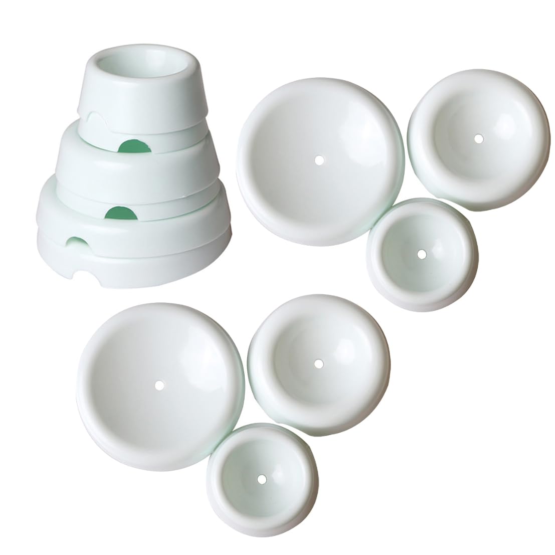 12 Pcs Button Shaped Fondant Forming Cups Fondant Drying Molds Flower Drying Moulds Sugar Cake Chocolate Flower Forming Cup Fond