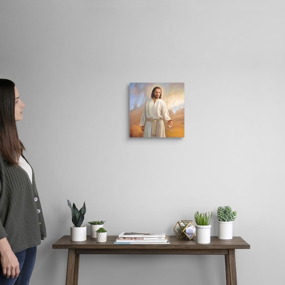 Canvas On Demand I Am Canvas Wall Art Print By Mark Missman, Traditional, Home Decor, Christian, Christianity Artwork, 12''X12''
