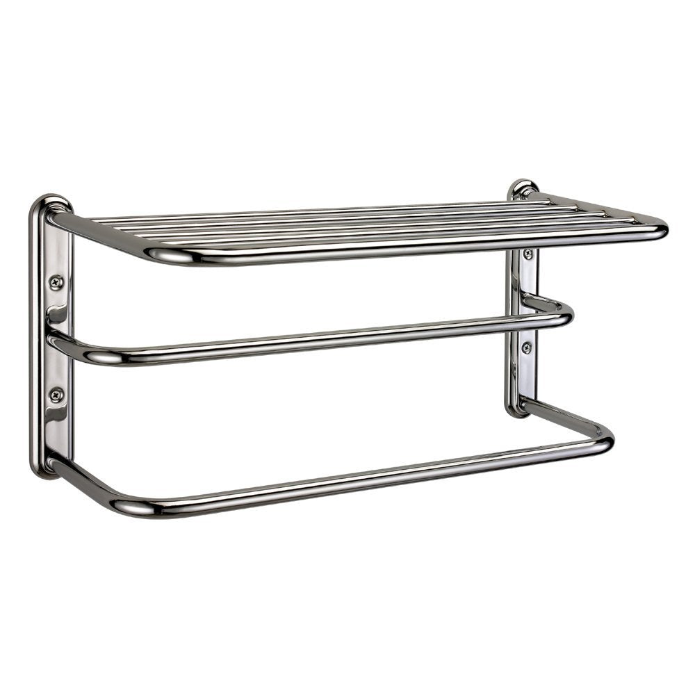 Gatco 1541 Double Towel Rack With Chrome Finish