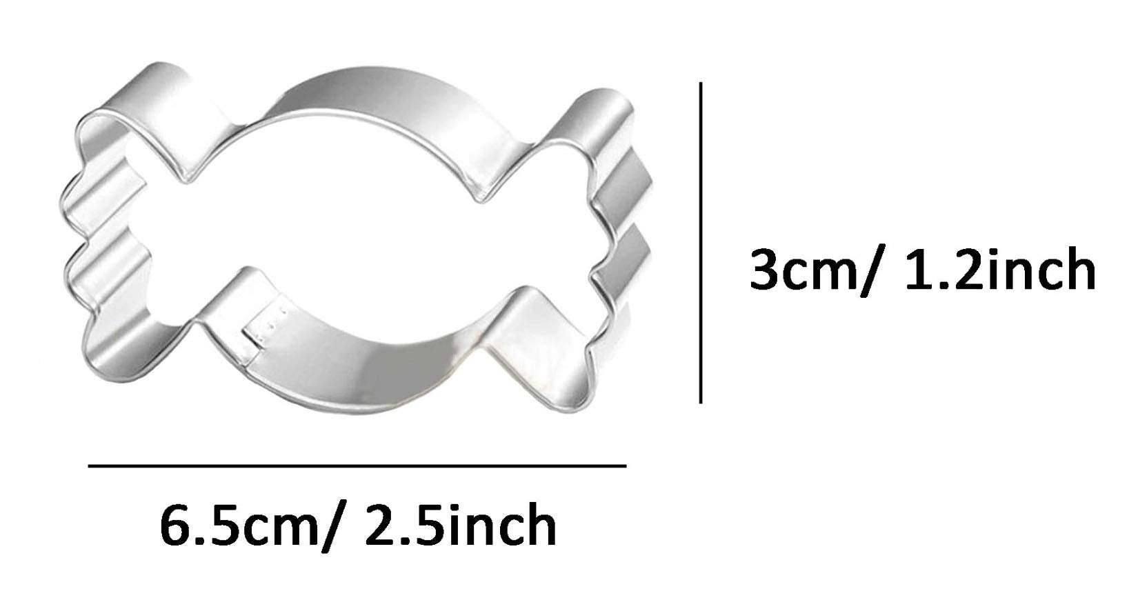 Wjsyshop Stainless Steel Candy Cookie Cutter