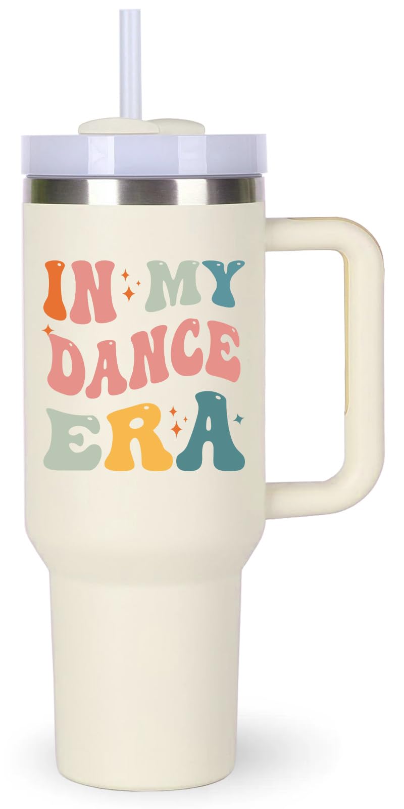 momocici Dancer Cup Tumblers Gifts.40oz In My Dance Era Tumbler with Handle.Dancer Gift.Dancer Cups.Dance Tumbler.40oz Birthday 