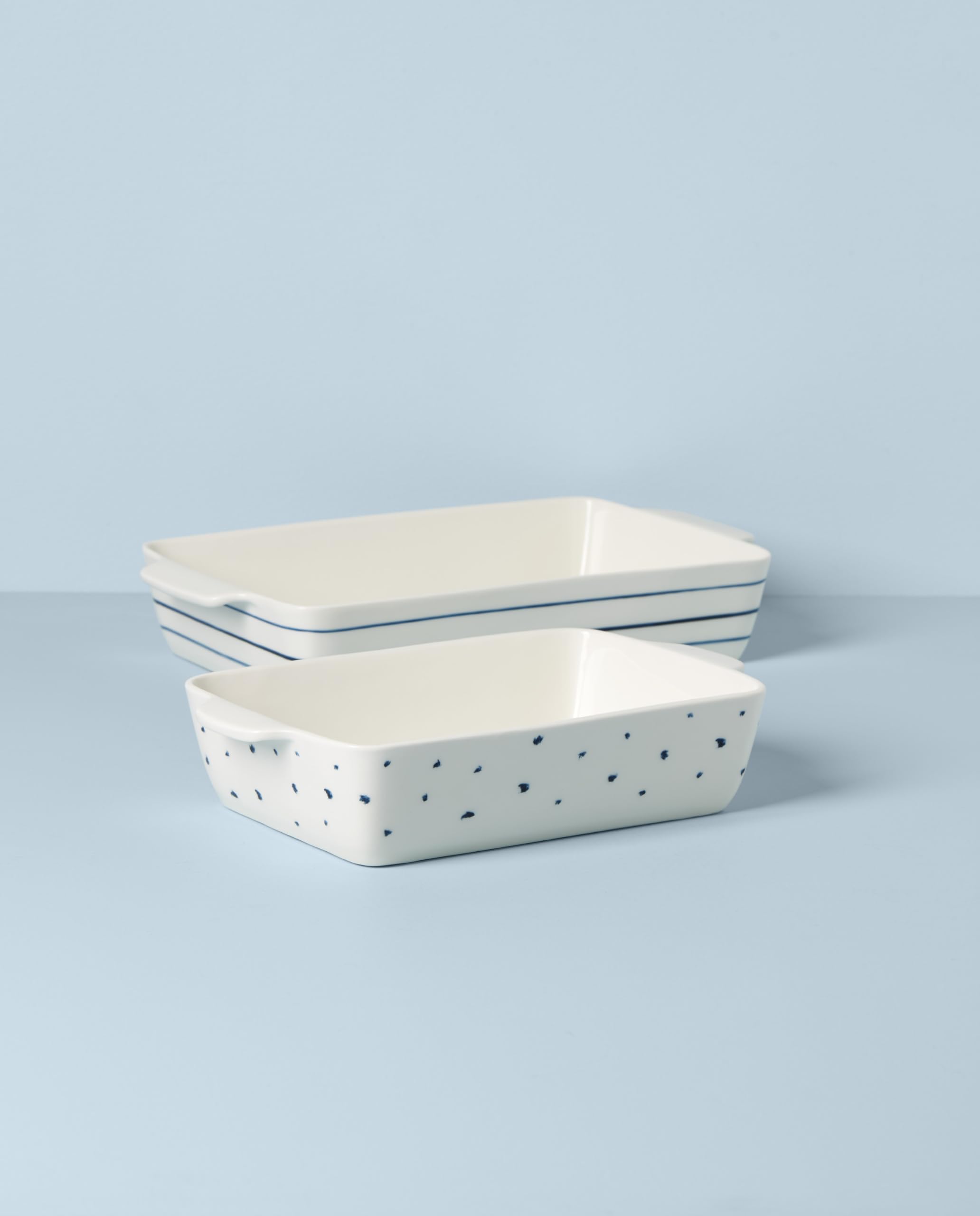 Lenox Blue Bay Rectangular Bakers 2-Piece Set, 9.70, Multi