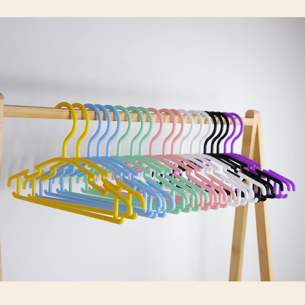 Goodtou Baby Hangers Plastic Baby Clothes Hangers 100 Pack Kids Hangers For Closet Infant Toddler Children Hangers Blue