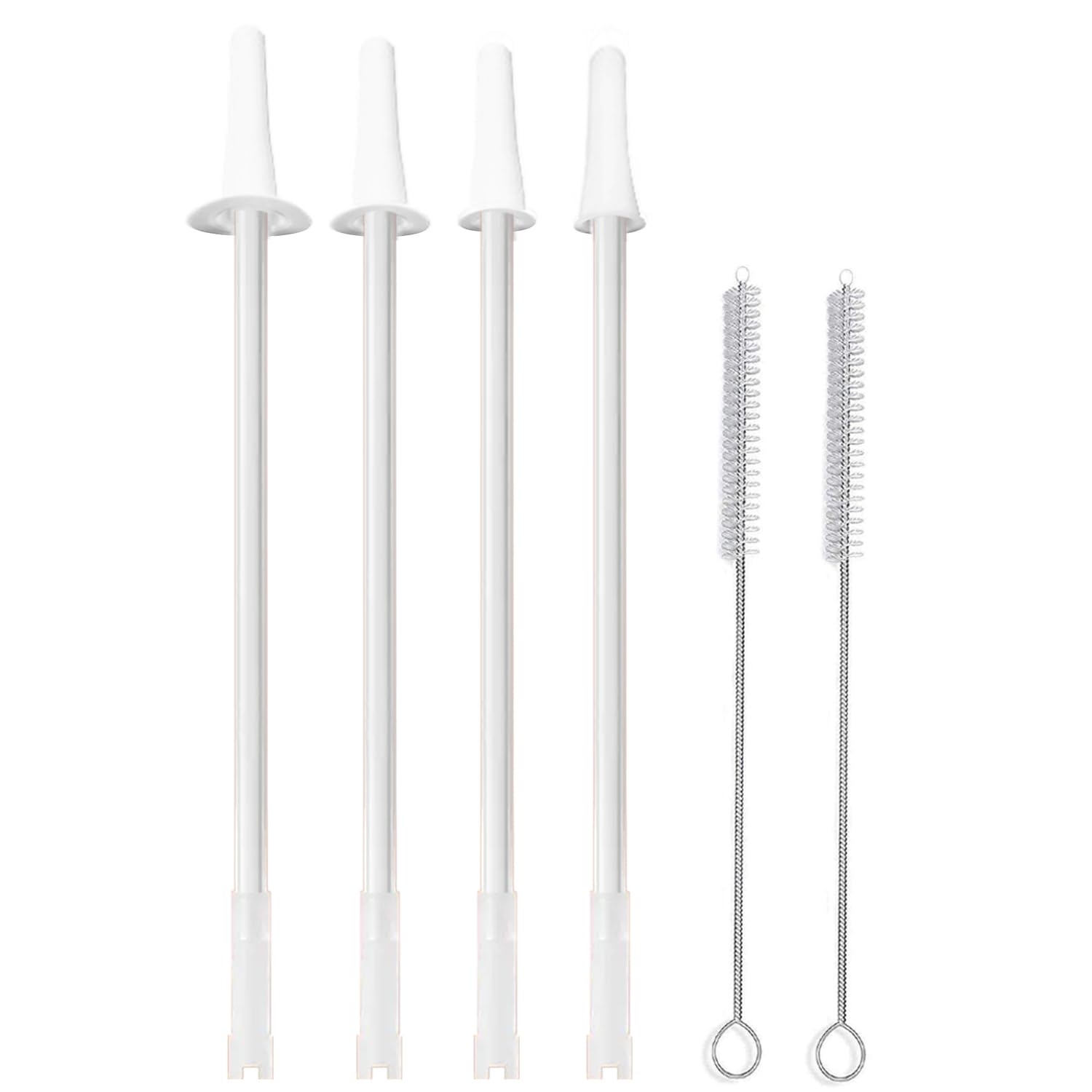 Delove Universal Long Straws For Gallon Water Bottles - Attach A Straw To Your Sports Jug - Cut Size To Fit Any Bottles - Replac