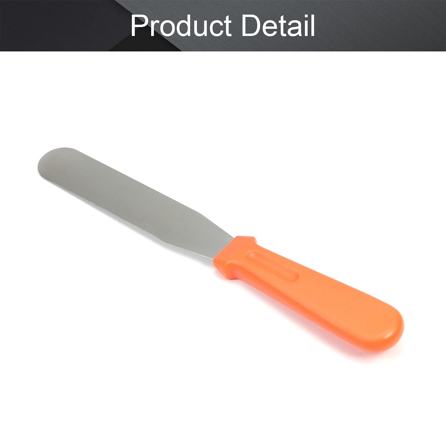 Utoolmart Straight Icing Spatula Stainless Steel 6 Inch Baking Cake Decorating Frosting Spatulas Stripping Tool Gifts For Christ