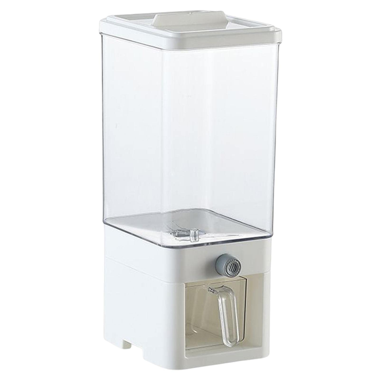 Atorse Rice Dispenser Food Dispenser Cereal Dispenser Bucket For Countertop Pantry White|Home & Garden|Kitchen, Dining & Bar|Kit