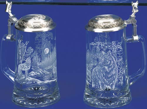 James Meger Glass Timber Wolf Stein, 0.40L