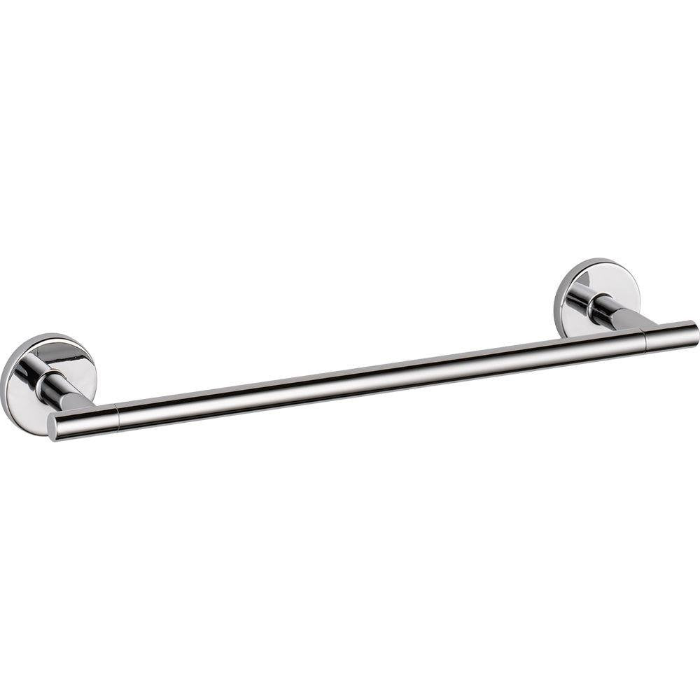 Delta 75912 Trinsic 12 In. Wall Mount Towel Bar Bath Hardware Accessory In Polished Chrome