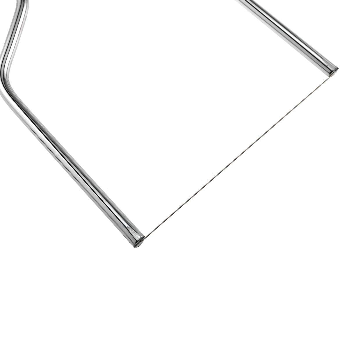 E-Outstanding 2-Pack Stainless Steel Cheese Slicer Cheese Tool Wire Slicer For Cheese For Butter For Foie Gras Baking Kitchen Co