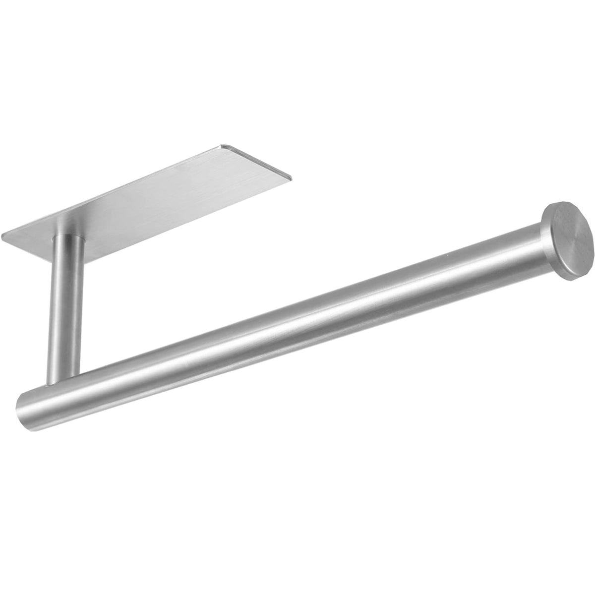 Theaoo Under Cabinet Paper Towel Holder For Kitchen, Adhesive Paper Towel Roll Rack For Bathroom Towel, Sus304 Stainless Steel W