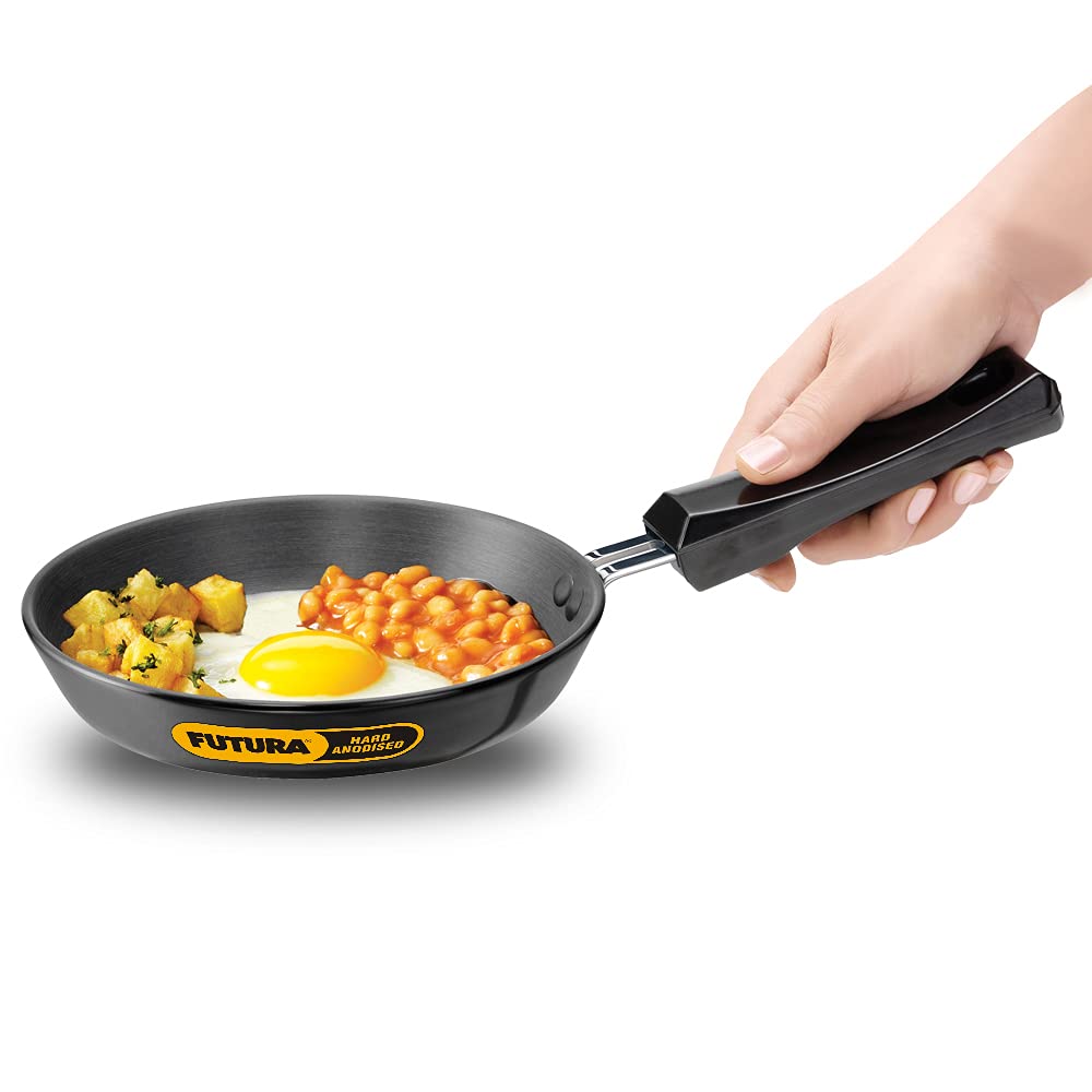 Futura Hard Anodised Frying Pan, 18cm