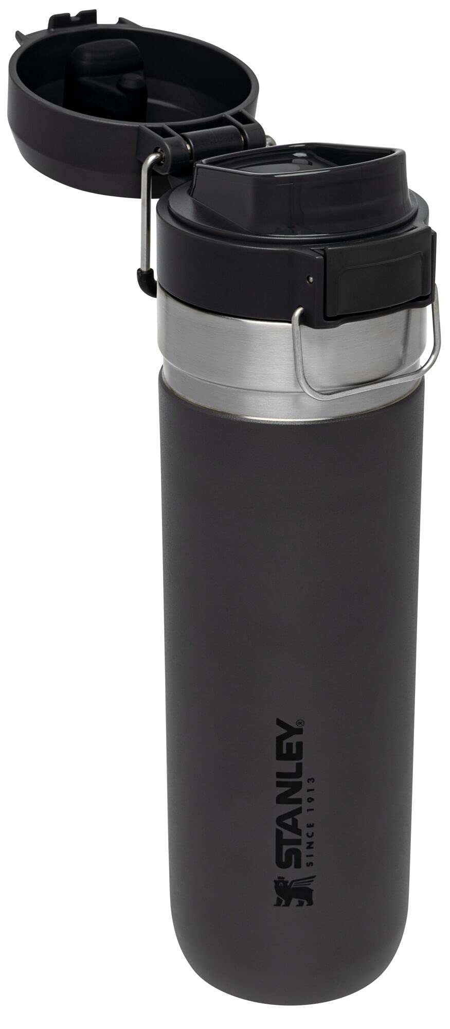 Stanley Quick Flip Go Water Bottle 24 Oz / 0.71 L , Push Button Lid , Leakproof & Packable For Travel & Sports , Insulated Stain