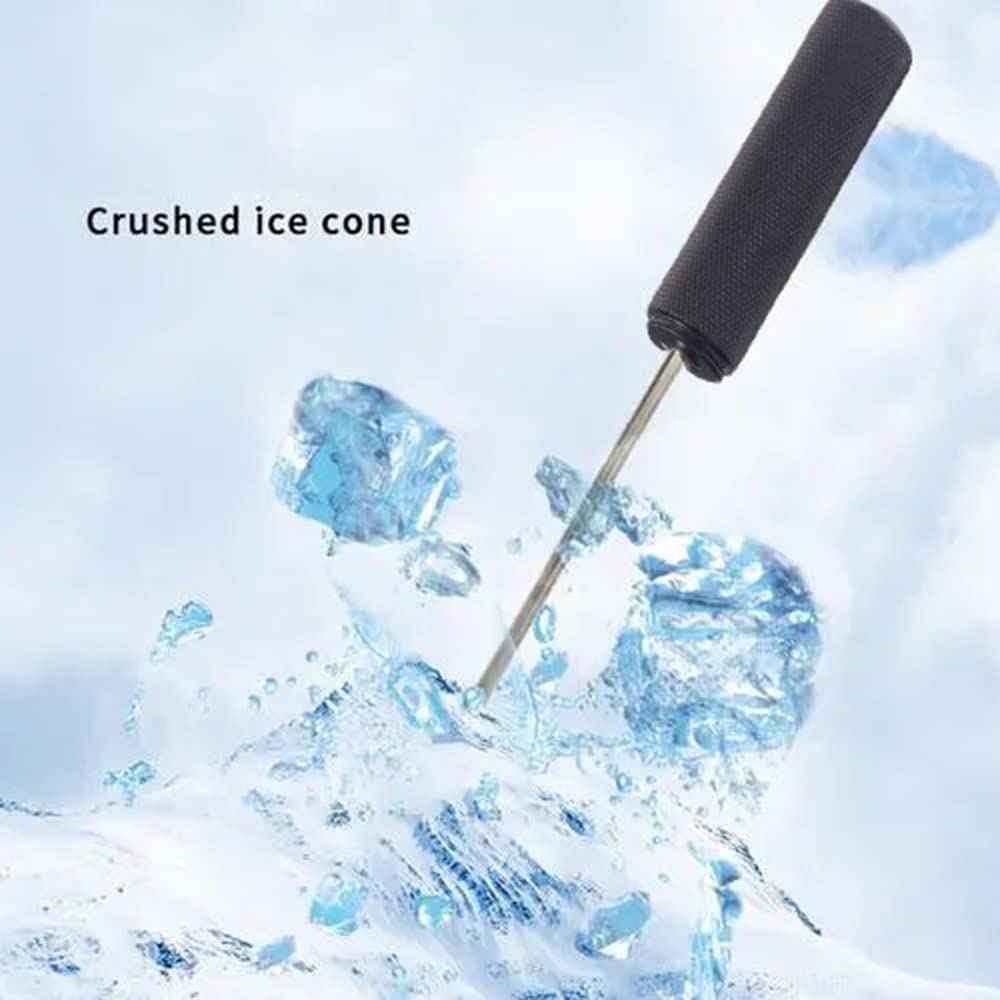 Aluminum Alloy Ice Picks, Ice Crusher Ice Chisel Removal Pick Ice Tool With Aluminum Safety Alloy Cover For Restaurant Bar Barte
