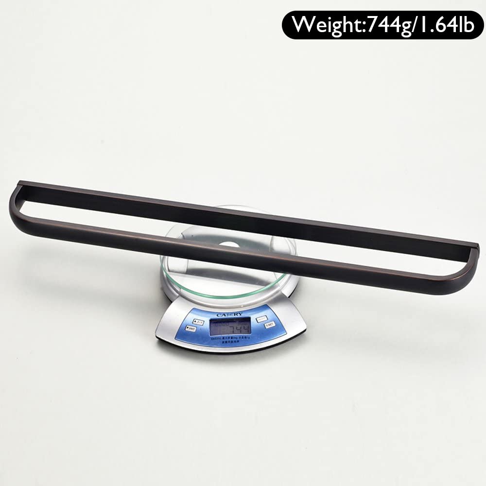 Wincase Bronze Towel Bar, Oil Rubbed Hand Towel Holder 24 Inch, Bathroom Towel Rack Rod Wall Mount Screw In