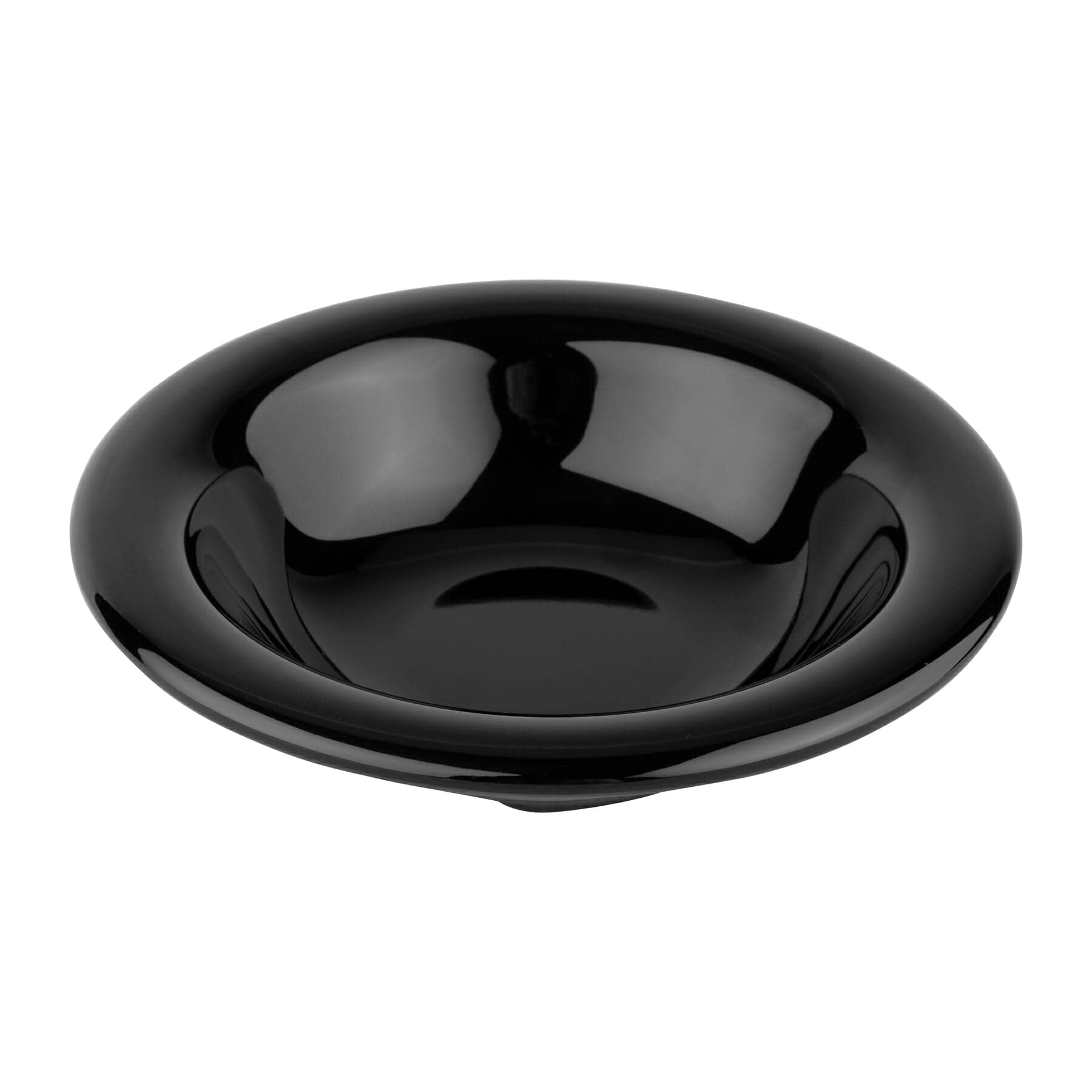 G.E.T. B-86-BK Melamine Narrow Rim Fruit/Dessert Bowl, 8 Ounce, Black (Set of 12)