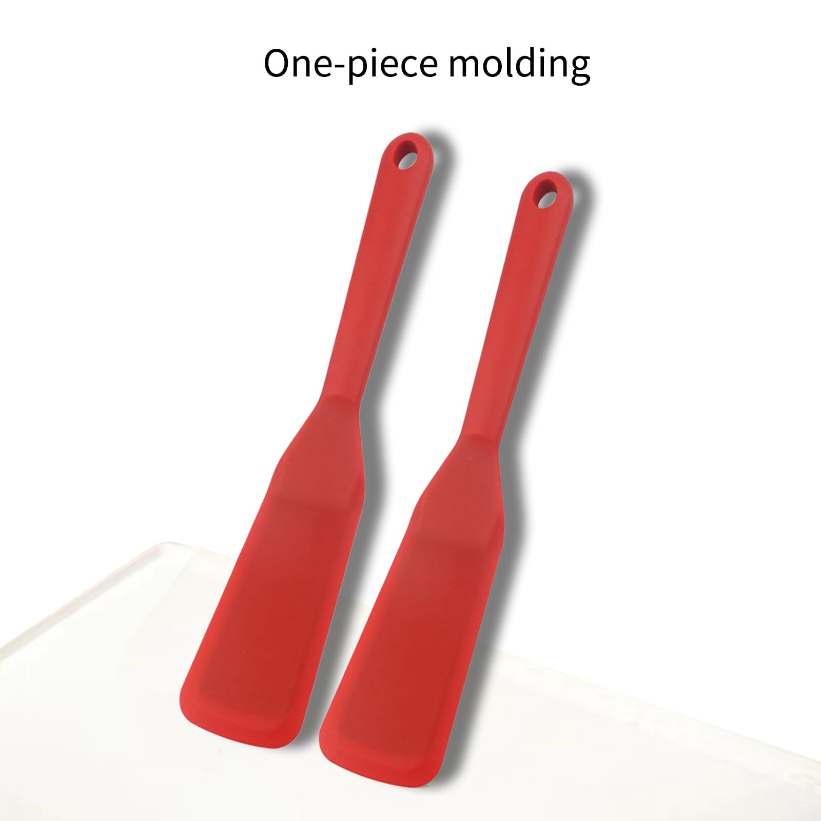 Crepe Omelette Long Thin Spatula Set, 2 Pcs Silicone Thin Omelet Spatula Turner - Omelet Maker, Crepe Tools - Spatula Set For No