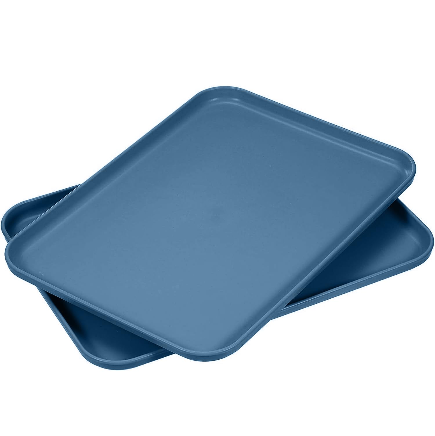 PPlus International Wheat Straw Elegant Serving Tray For Sandwiches, Cake, Sliced Cheese, And Deli Meat Large Food Serving Tray