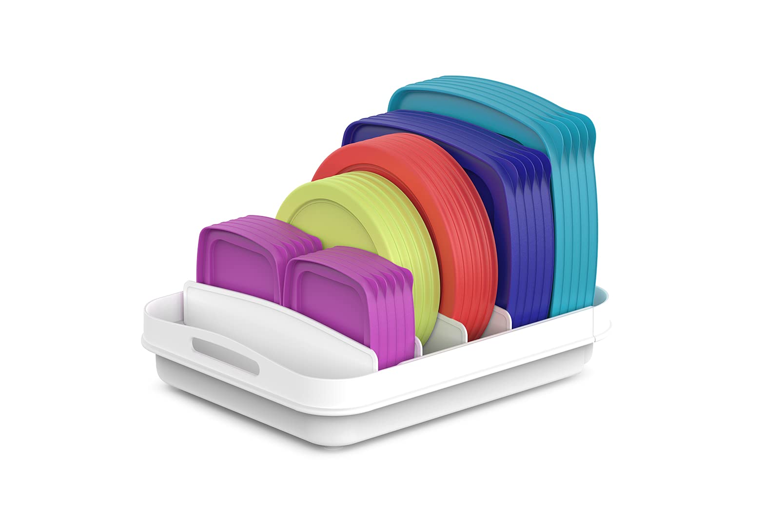 Everie Extendable Food Container Lid Organizer For 12 ' ' Deep Cabinets, Adjustable Length 13.4 '' - 20.5 '', Gs01-Ss