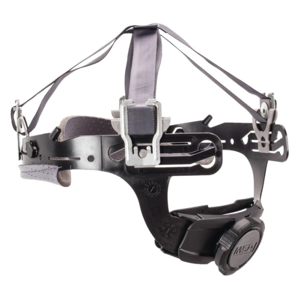 MSA 10153385 Fas-Trac III Replacement Suspension - 4-Point Attachment, Size: Standard, Skullgard/Comfo-Cap Helmet Accessory, Cap/Hat-Style Hard Hat Suspension, Adjustable, Replaceable & Durable Gear,Black-New Condition