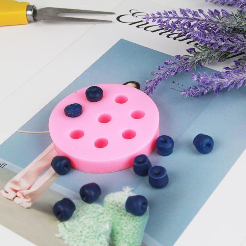 4Pcs Raspberry And Blueberry Fondant Molds Silicone Mulberry Molds For Diy Fondant Candy Making Chocolate Mold Desserts Ice Cube