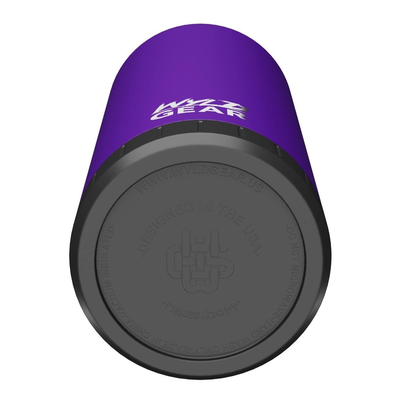 Wyld Gear Mag Series - Stainless Steel Water Bottle With Magnetic Cap - 44Oz Purple