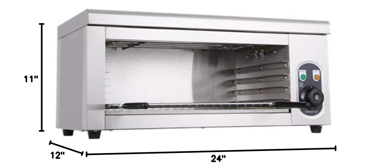 Salamander Broiler Countertop Grill 2000W Electric Cheesemelter Raclette Cheese Melter Broiler Burner Bbq Grill Grilling Home Co