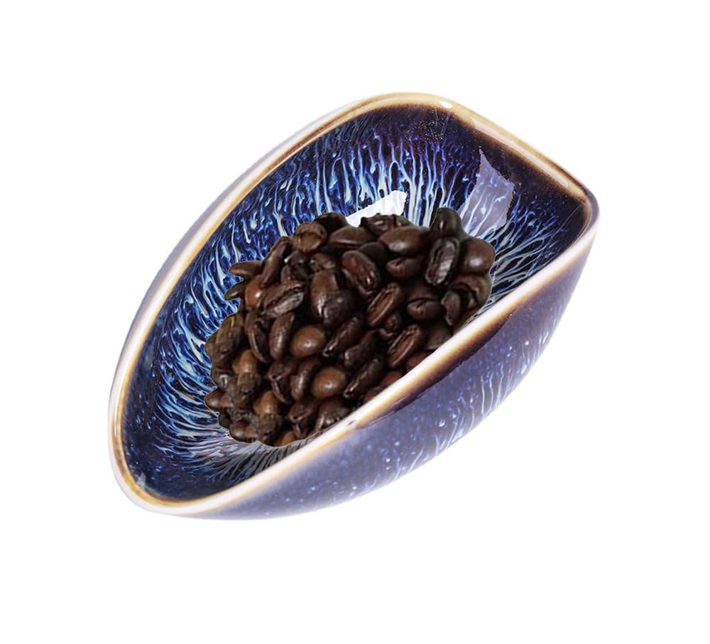 Mozacona Ceramic Coffee Scoop Coffee Bean Weighing Bowl Tea Scoop Coffee Powder Spoon