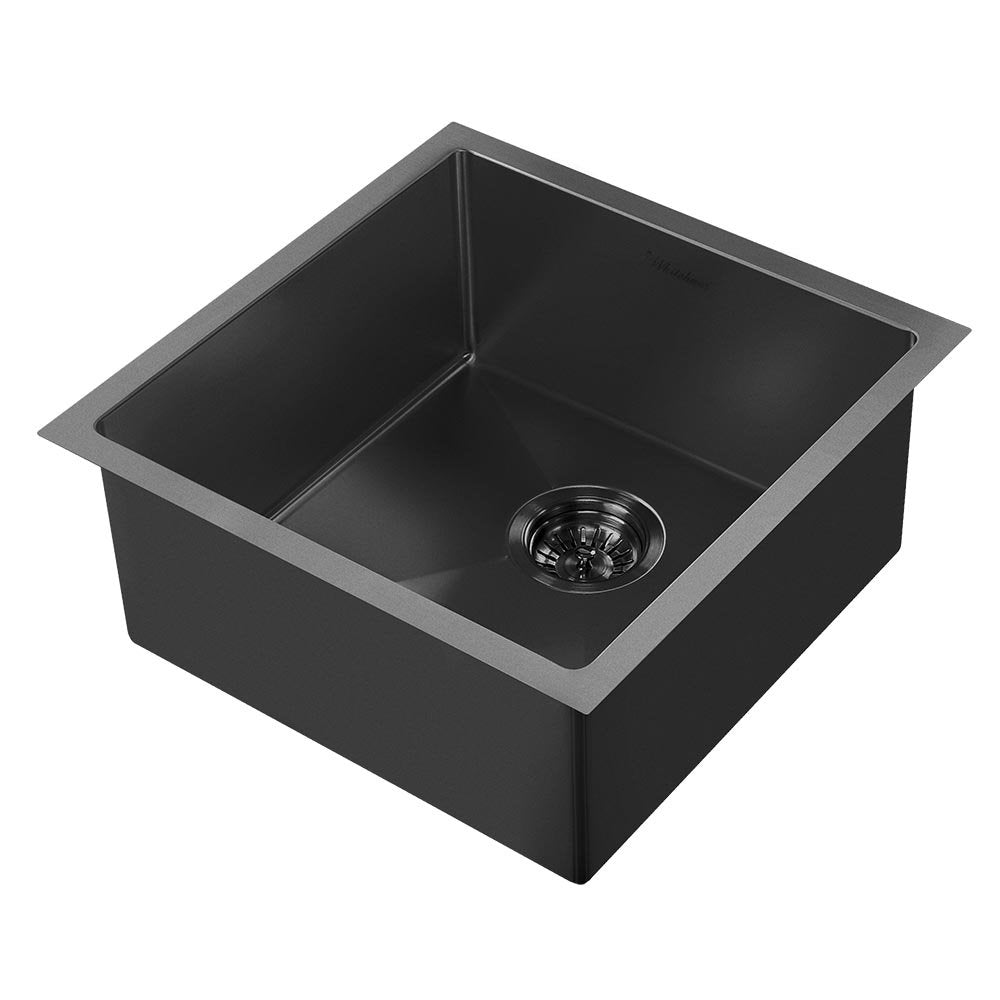 Whitehaus Whnpl1818-Mblk Noah Plus Collection Kitchen Sink Matte Black