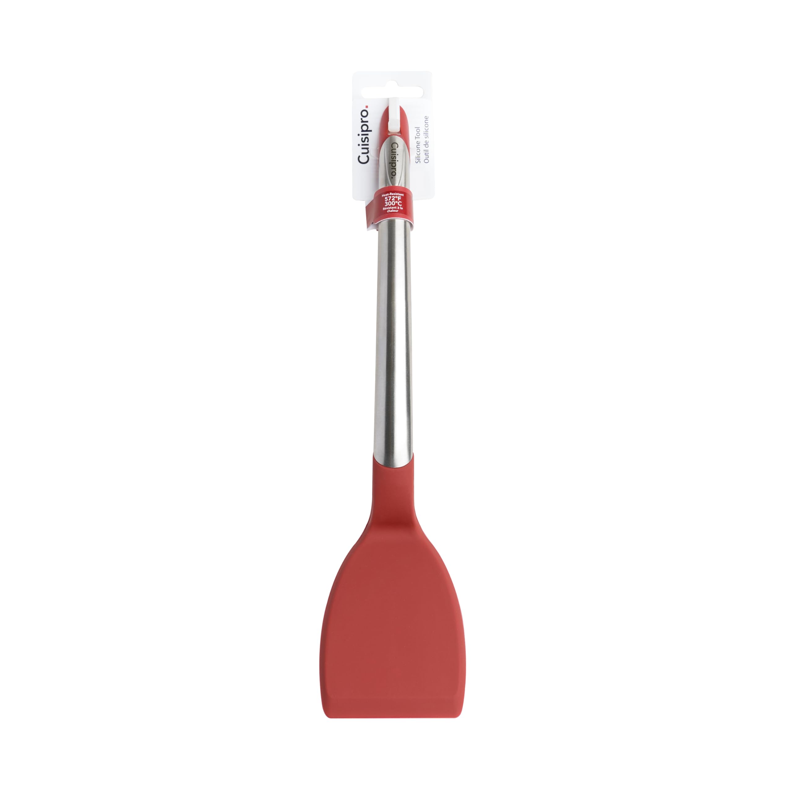 Cuisipro Silicone Turner, 12.5-Inch, Red